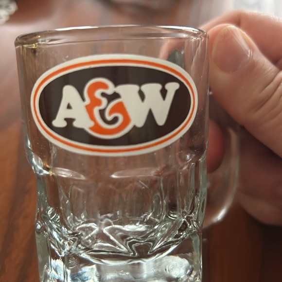 A&W Glass mug shot glass vintage A and W - Picture 7 of 7